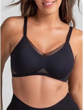 Honeylove CrossOver Bra Black 1X